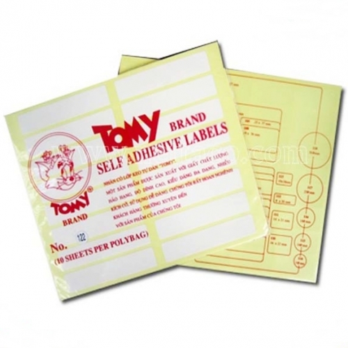 Giấy TOMY khổ A5 các số